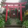 上布田稲荷神社の鳥居