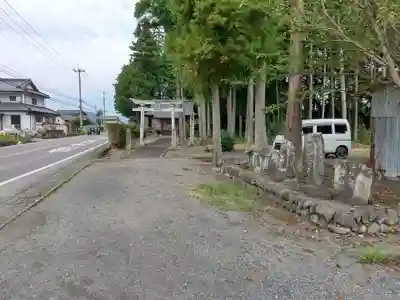 落合神社の鳥居