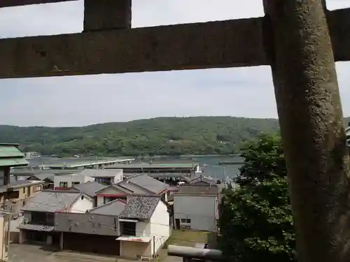 鉾島神社の景色