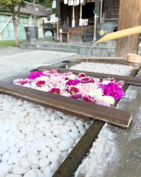 根岸八幡神社の手水舎