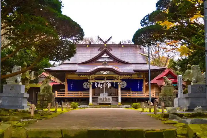 尻岸内八幡神社の本殿・本堂