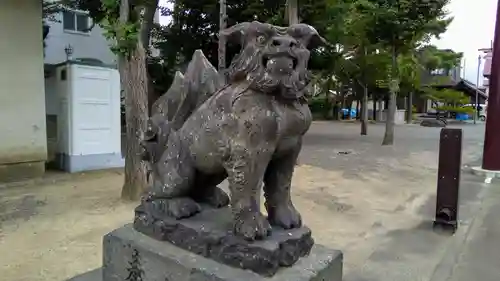 苗穂神社の狛犬