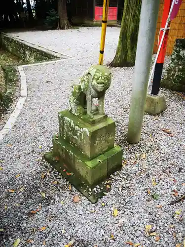 間々田八幡宮の狛犬