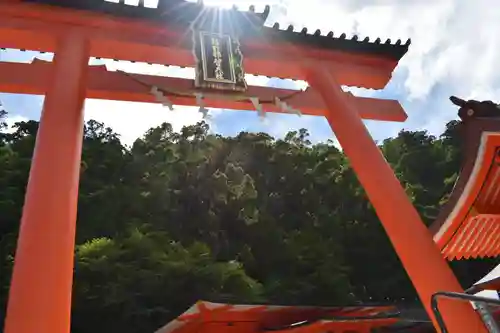 熊野那智大社の鳥居