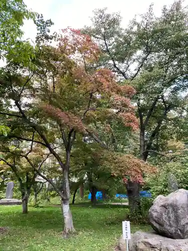 青森縣護國神社の庭園