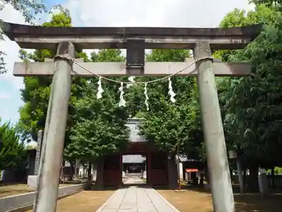 諏訪神社の鳥居