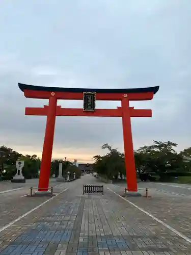 山形縣護國神社の鳥居