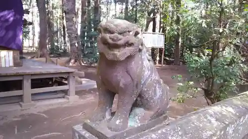 間々田八幡宮の狛犬