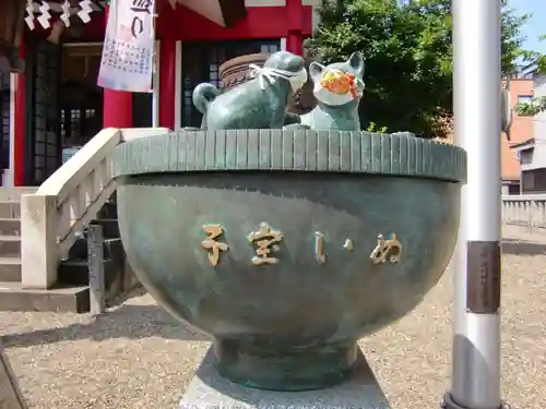 元郷氷川神社の狛犬