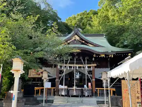 鎮守氷川神社の本殿