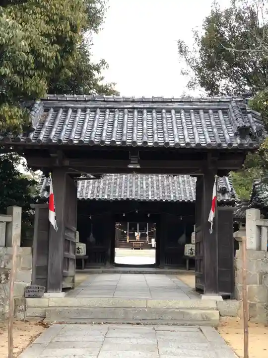 白鳥神社の山門・神門