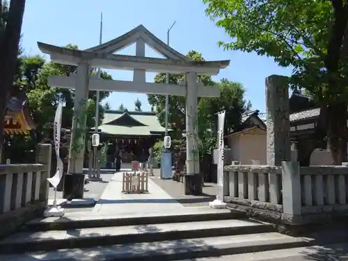 お三の宮日枝神社の鳥居