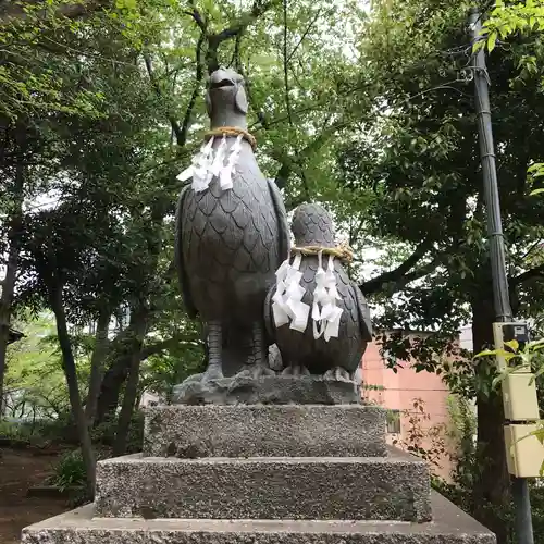 大谷場氷川神社の狛犬