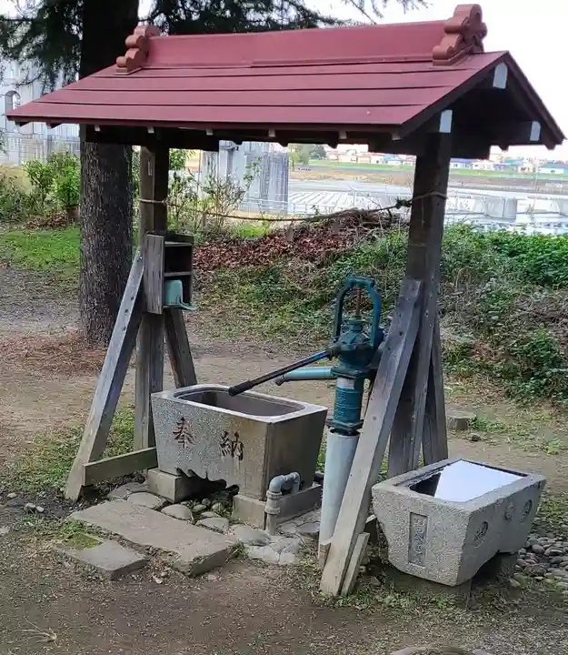 船島稲荷大明神の手水舎