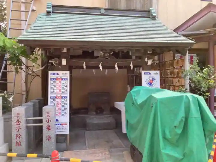 菊名神社の手水舎
