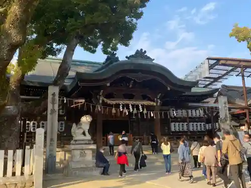 石切劔箭神社の本殿