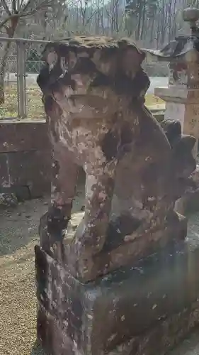 榎原神社の狛犬