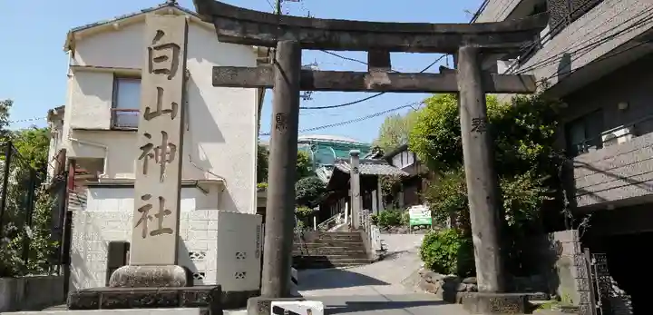 白山神社の鳥居