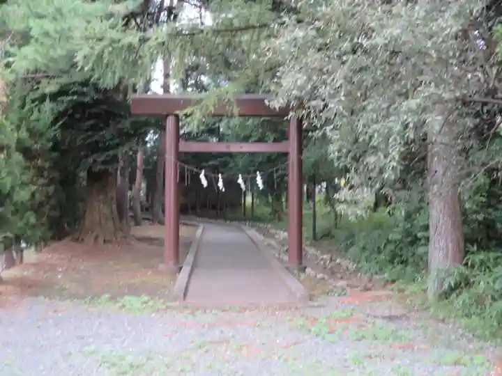 冨士山小御嶽神社里宮の鳥居