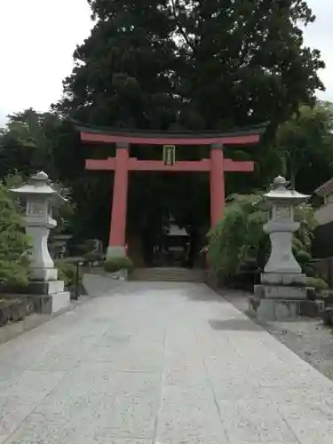 河口浅間神社の鳥居