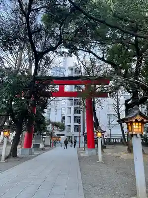 花園神社の鳥居