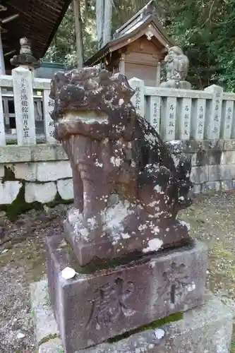 湯泉神社の狛犬