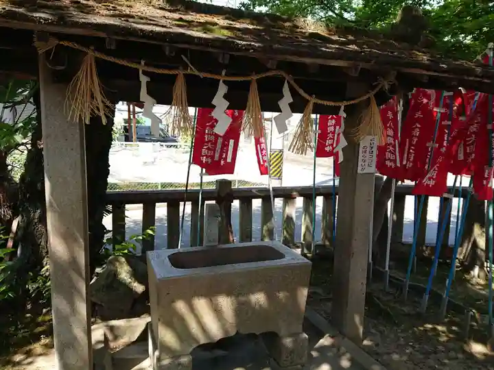 稲荷社(平八稲荷神社)の手水舎