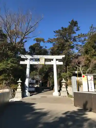 検見川神社の鳥居