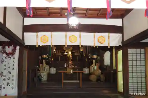 芦屋神社の本殿・本堂