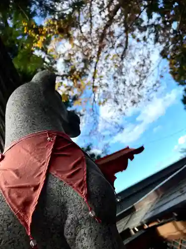 冨士山稲荷神社の狛犬