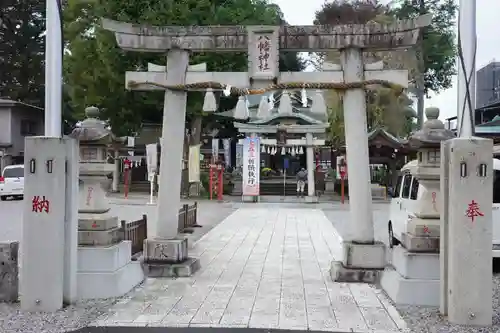 川越八幡宮の鳥居