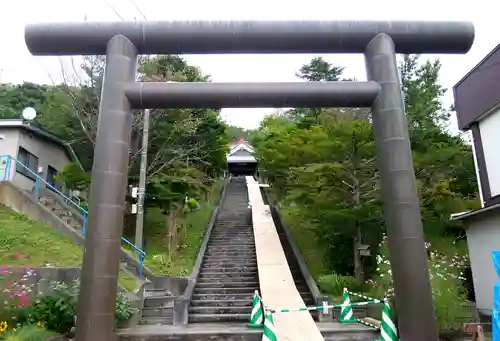 浦河神社の鳥居