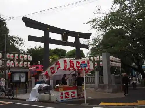 新井天神北野神社の鳥居