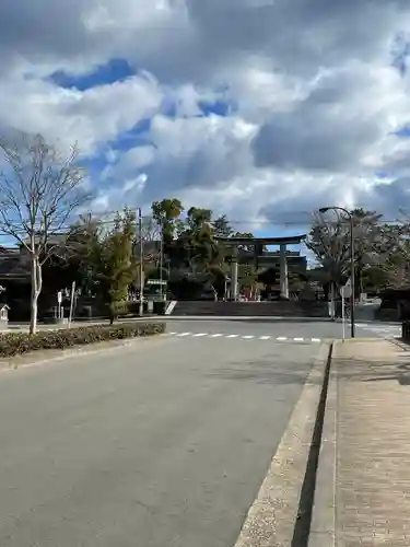 豊国神社の鳥居