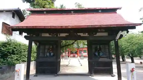 石和八幡宮(官知物部神社)の山門・神門