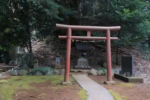 百草八幡神社の鳥居