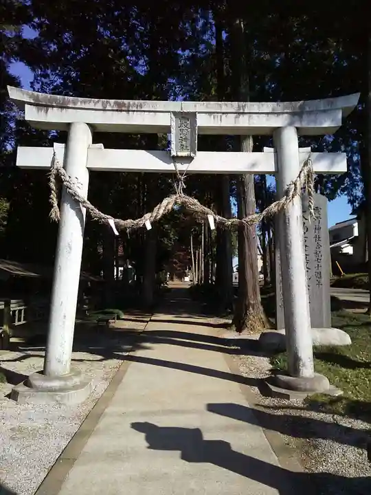 霞野神社の鳥居