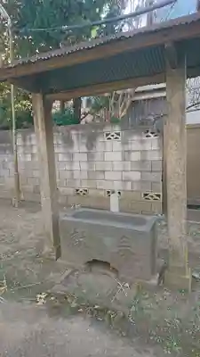 五北天祖神社の手水舎