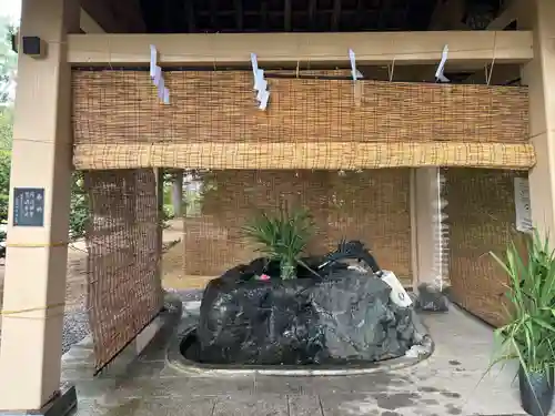 厚別神社の手水舎