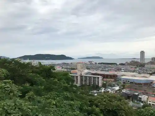 鷲尾愛宕神社の景色