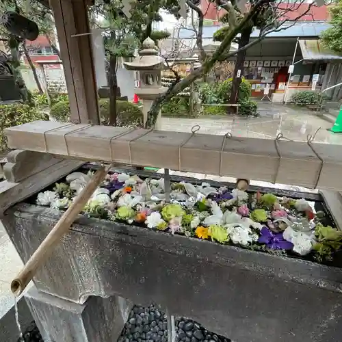 鳩森八幡神社の手水舎