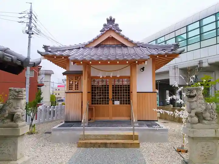 本川浅間社の本殿・本堂