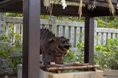 阿部野神社の手水舎