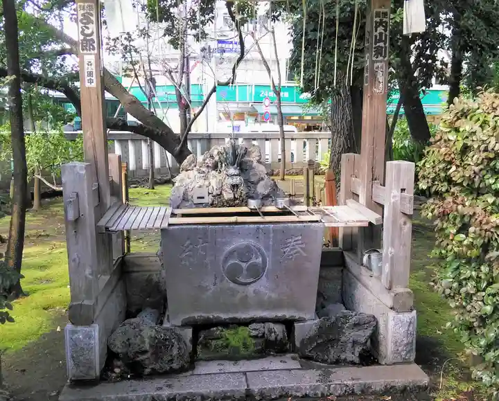 武蔵野八幡宮の手水舎