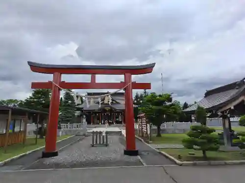 美瑛神社の鳥居