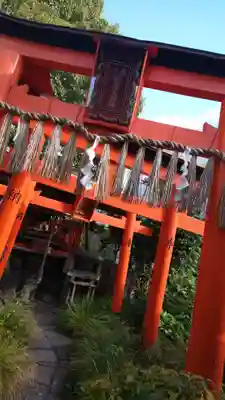 出町妙音堂の鳥居
