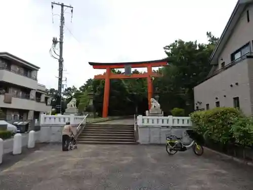 稲毛浅間神社の鳥居