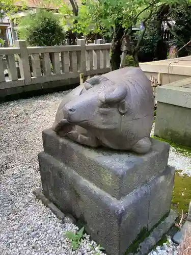 牛天神北野神社の狛犬