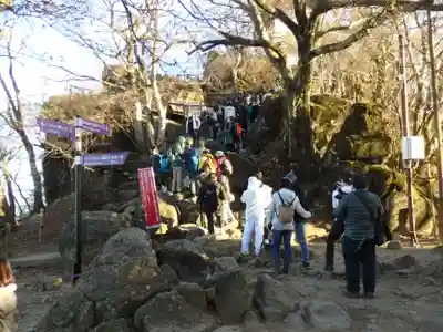 筑波山神社 男体山御本殿の周辺
