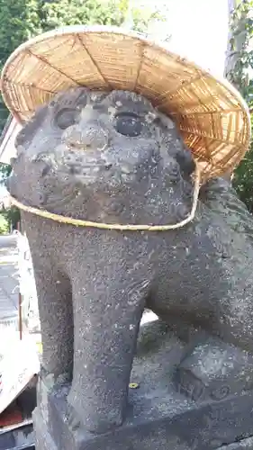 江部乙神社の狛犬